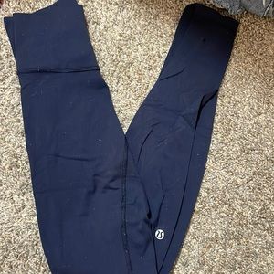 baggy blue lululemon leggings